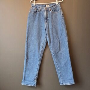 Vintage LLBean‎ Original Fit Relaxed Fleece Lined Jeans Size 8 MT Denim Outdoor